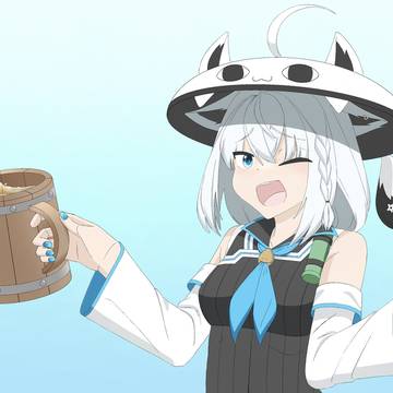 ♨️モンハンのユクモ風オリジナル衣装を着たフブさん♨️