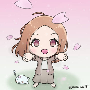 ひかるちゃん&しろたん 〜春らしく桜ver.〜 2024