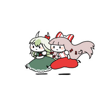 妹紅と慧音