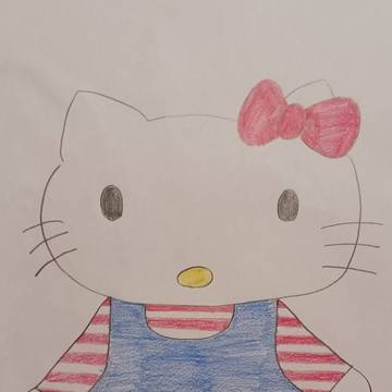 キティちゃん落書き