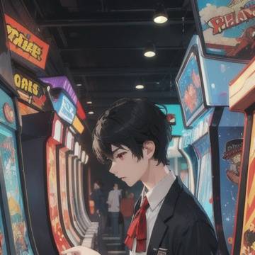 High School Boy at Arcade Part 2