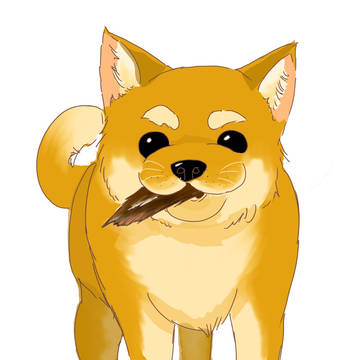 デフォルメ柴