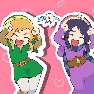 リンク＆ラヴィオ＆シロくんで