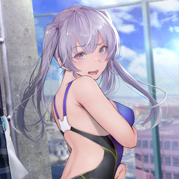 気になる男子が競泳水着ニーソ姿を見せてくださいと毎日頭を下げて~