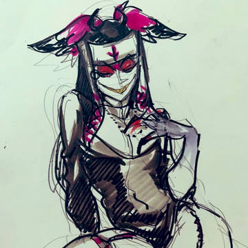 アラスター落書き