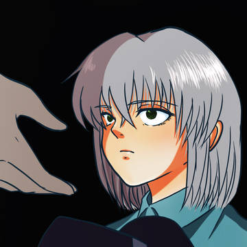 黒に染まる