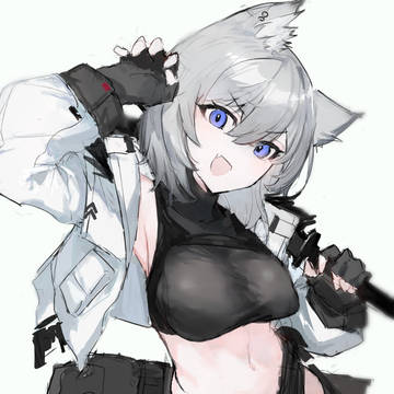 銀髪狼ちゃん