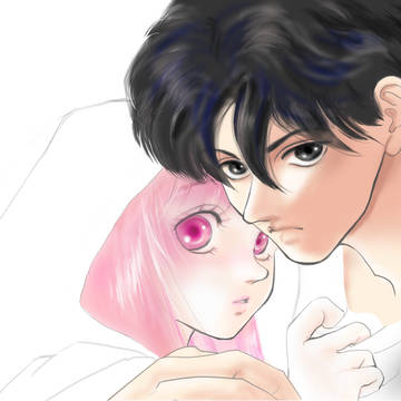 ひっついてるふたり