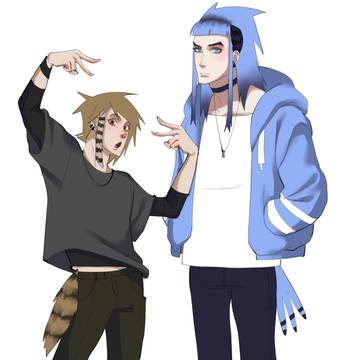 regular show guys (mordecai)