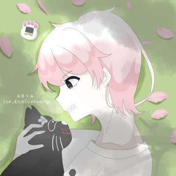 有頂天猫 一周年 記念絵 キヨ