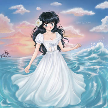 Dancing with the waves 🌊🤍✨🌅