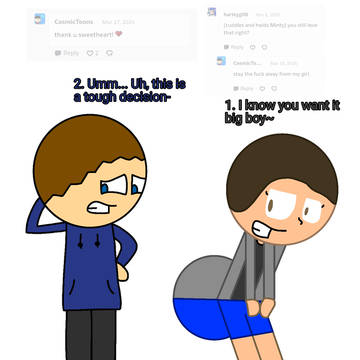 Minty teasing CosmicToons
