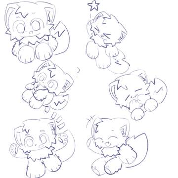 experimenting doodles