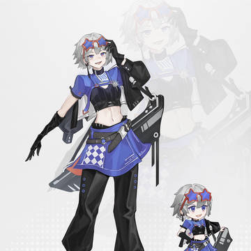 现代风少女