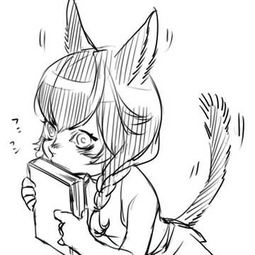 仮面エレゼンとミコッテちゃん