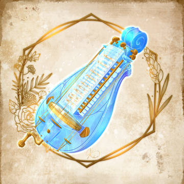 Crystal hurdy gurdy