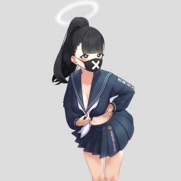 胸チラスケバンちゃん