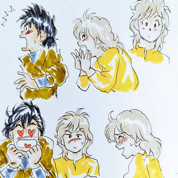 獠香模写らくがき😊