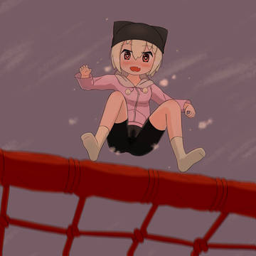 もっと跳びたいキリちゃん