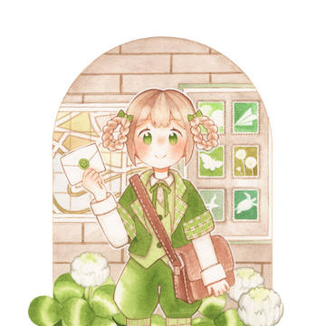 シロツメクサの郵便屋