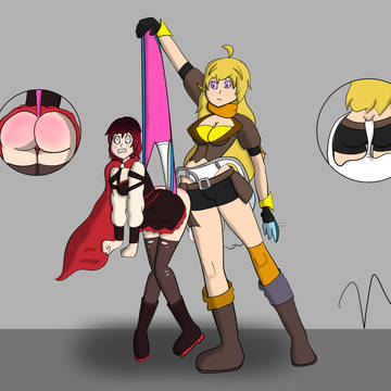 Narwhalrus RWBY Wedgies