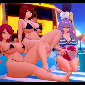 Hot Summer Beach