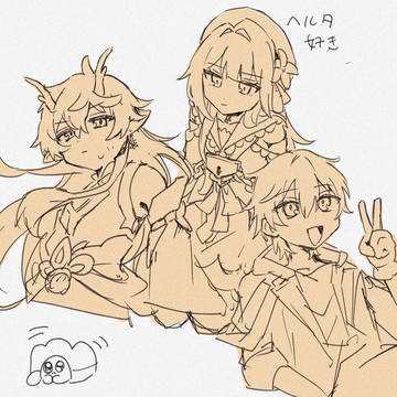 スタレらくがき　ちょっと原神