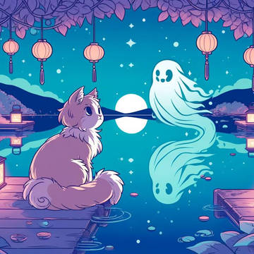 soft orange-pink cat
