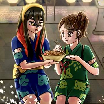 「あんた、焼きそば食べる？」