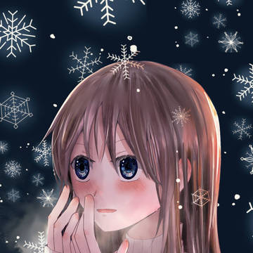 冬を温める女の子