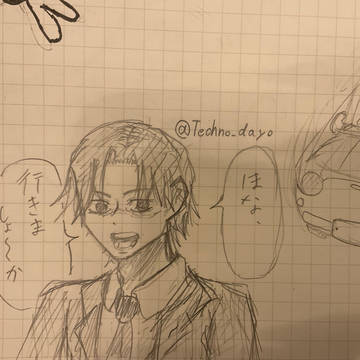 去年初めて描いた黒瀬さん