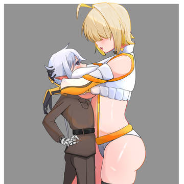 Elleg with my OC