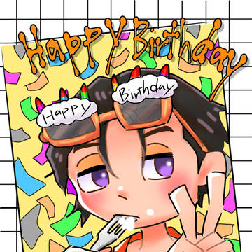誕生日イラスト