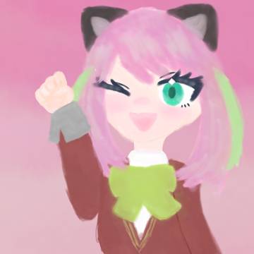 初にゃーちゃん初厚塗り