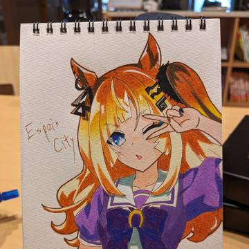 アナログ絵《エスポワールシチー》