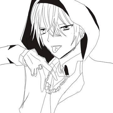 ピアス男子