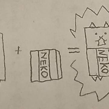 32日目
【ネコカベ(左)&ゴムネコ(右)】