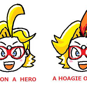 アホ毛(Ahoge)とホーギー(A hoagie)