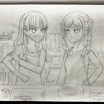 冬毬とマルガレーテの料理配信