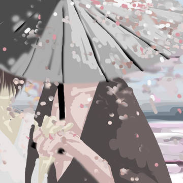 銀高 彼岸の桜