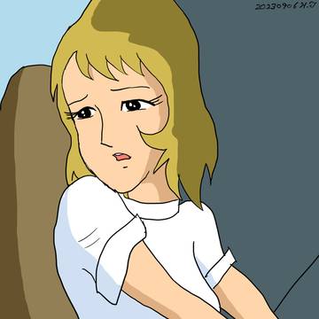 森雪「古代くんが死んじゃう」模写