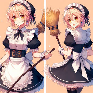 Cute maid
