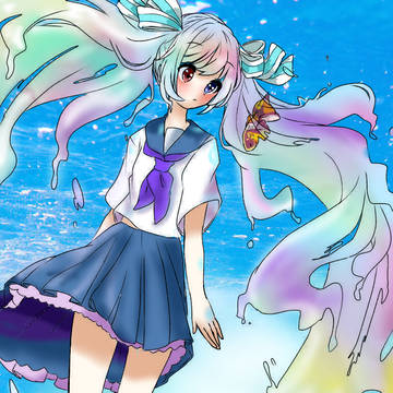 塗り絵やってみた！