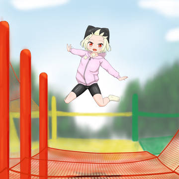 キリちゃんぴょんぴょん