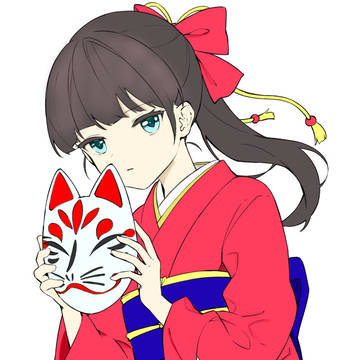 和風の女の子