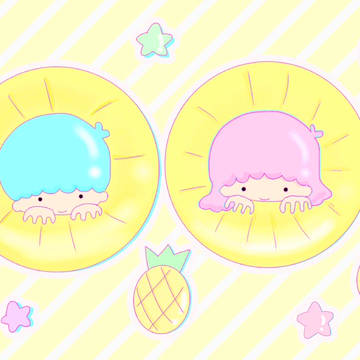 パインアメの穴に嵌っちゃったキキララ