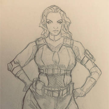 Special Agent Maddison Sketch