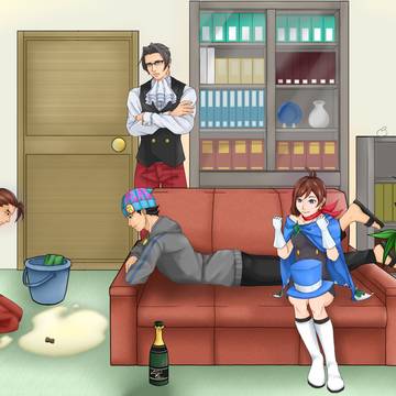 人気投票絵ありがとうございますの絵(今更)
