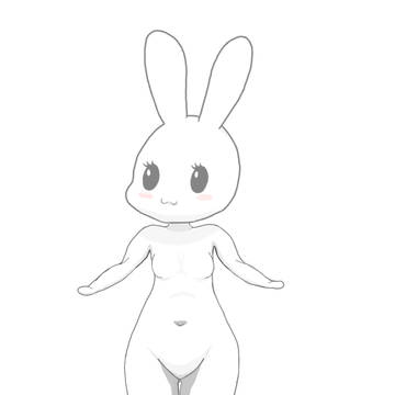 葬儀屋のチラシにいたウサギ