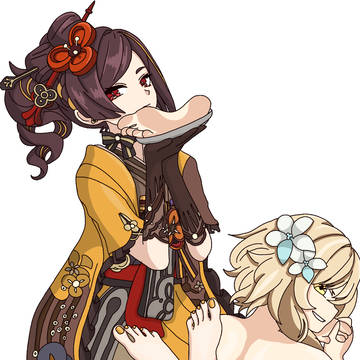 Chiori and Lumine